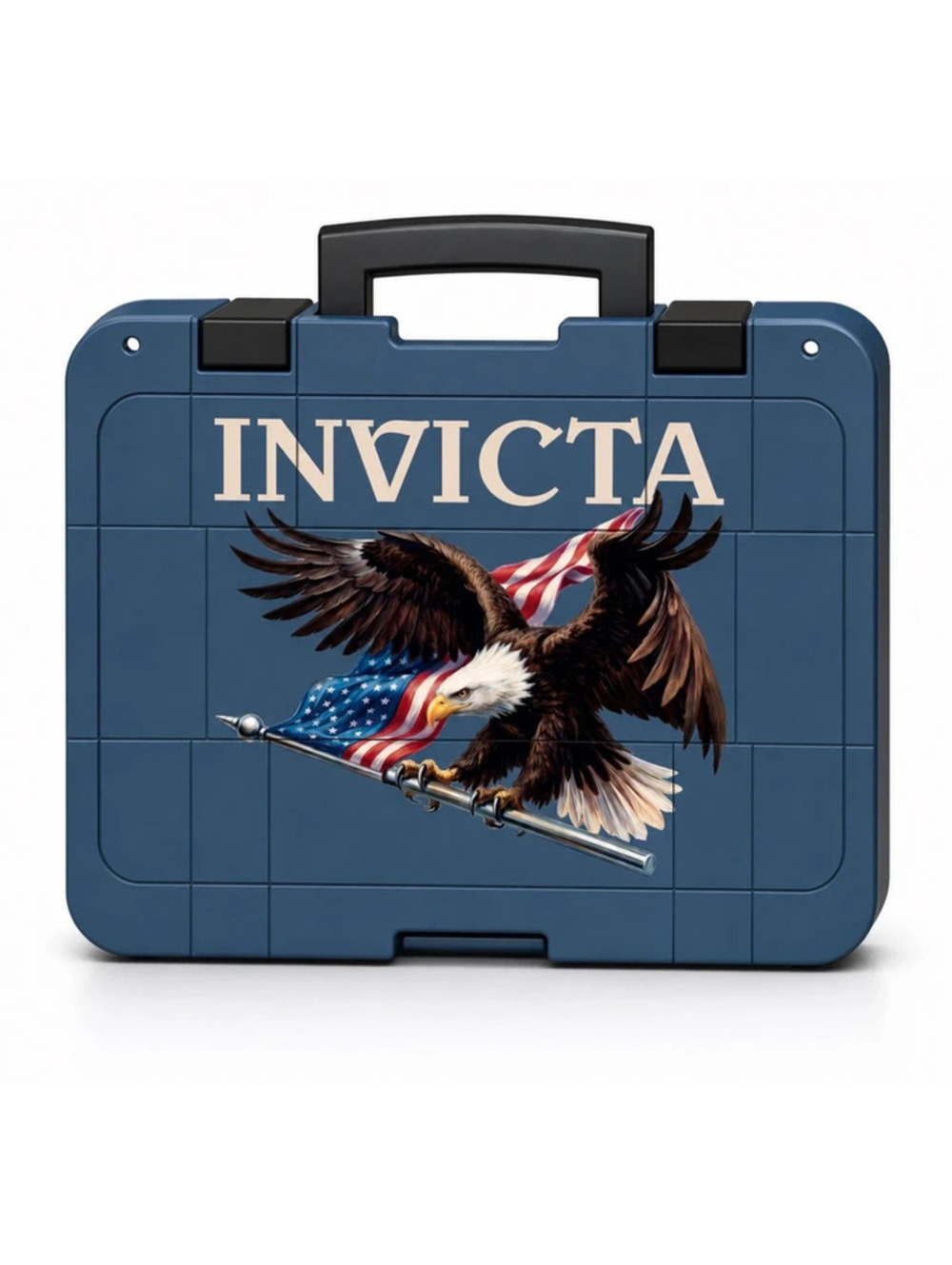Invicta 8-Slot Dive Impact Watch Storage Case – Blue Hard Shell (30)